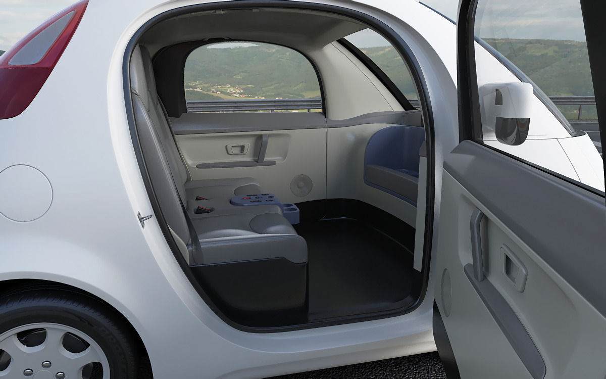 Google Self-Driving Car 3D model_15