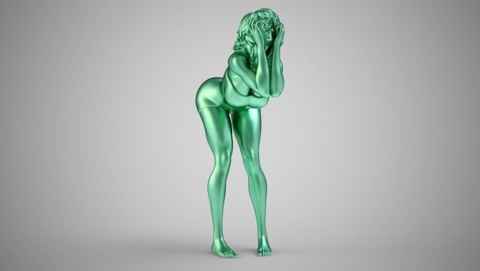 Cute Woman 3D print model