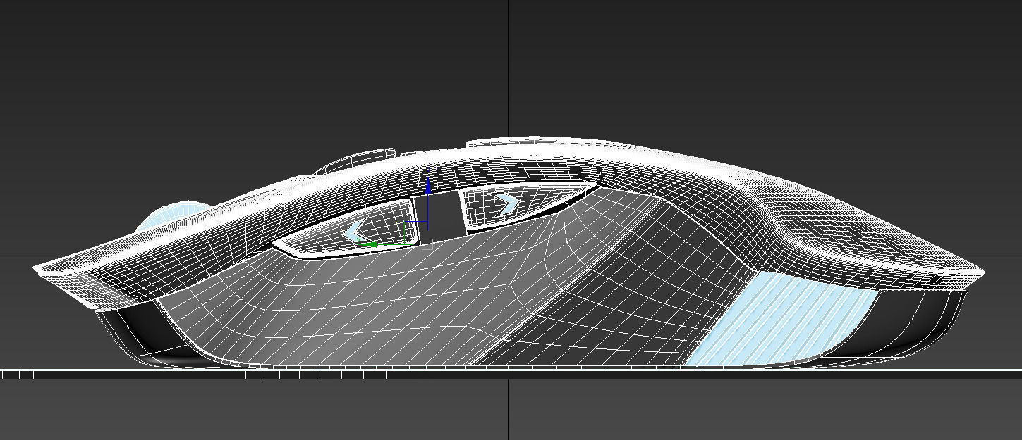 bluetooth gaming mouse 3D model_11