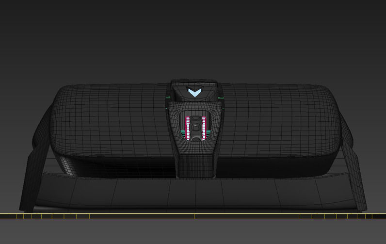 bluetooth gaming mouse 3D model_7