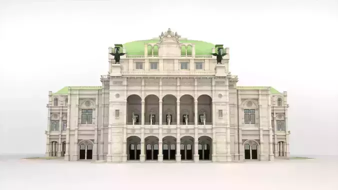 State opera building - Vienna Austria 3D model