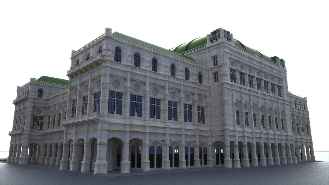 State opera building - Vienna Austria 3D model_15