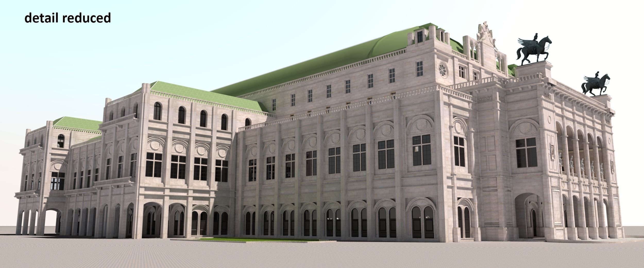 State opera building - Vienna Austria 3D model_24