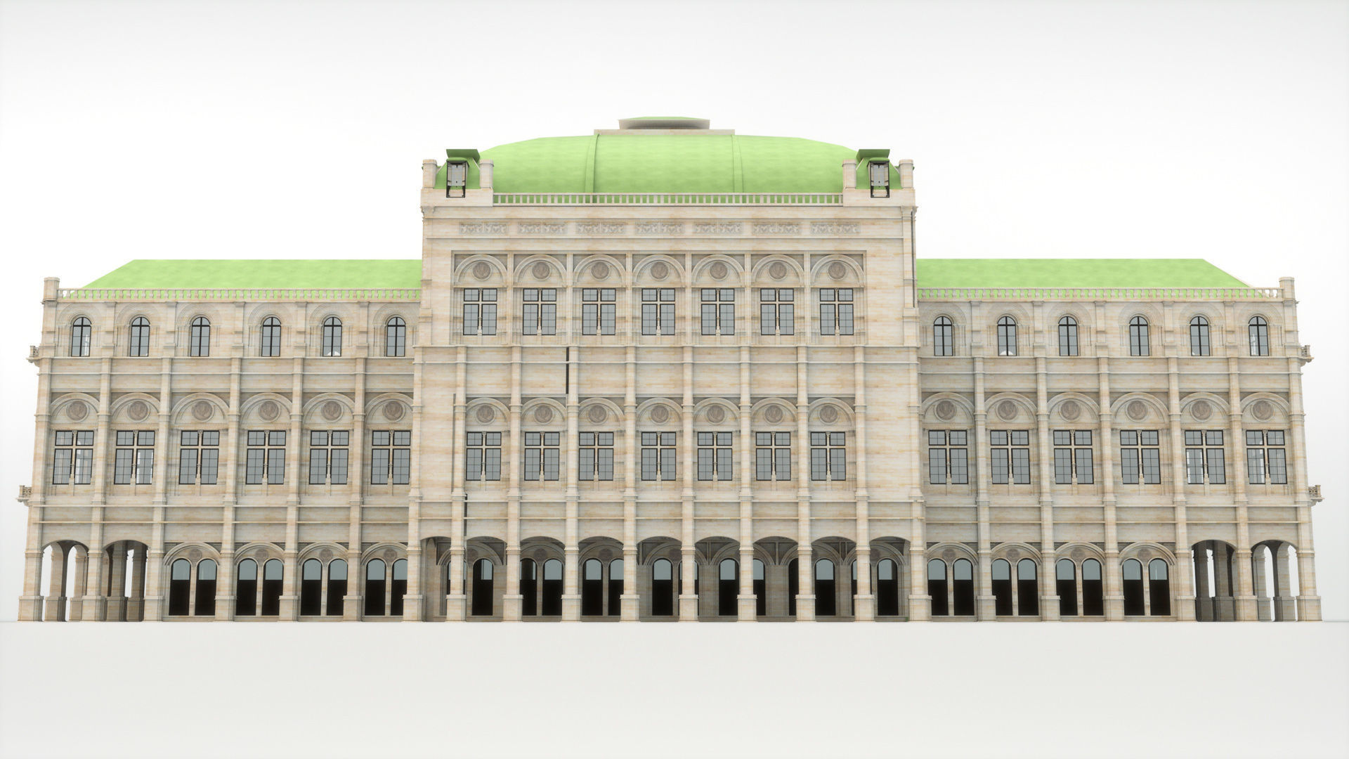 State opera building - Vienna Austria 3D model_3