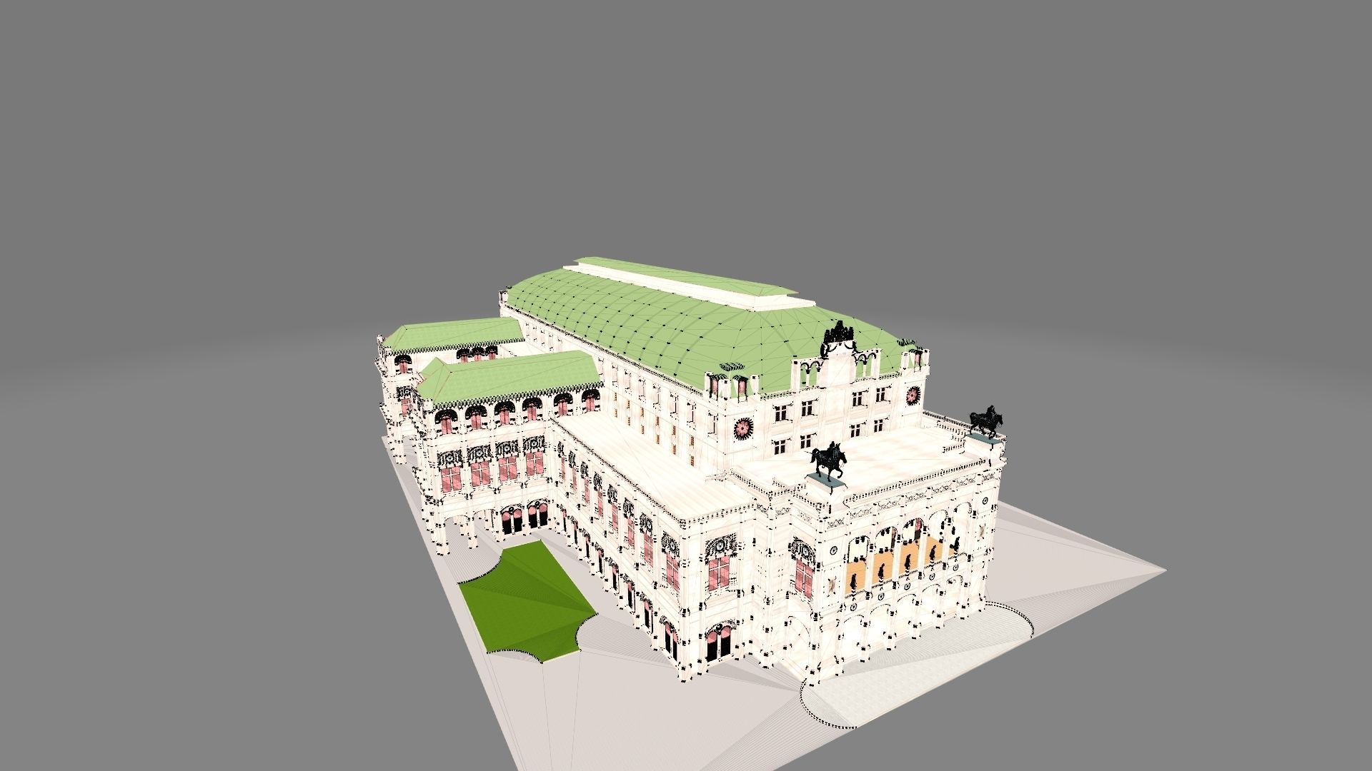 State opera building - Vienna Austria 3D model_20