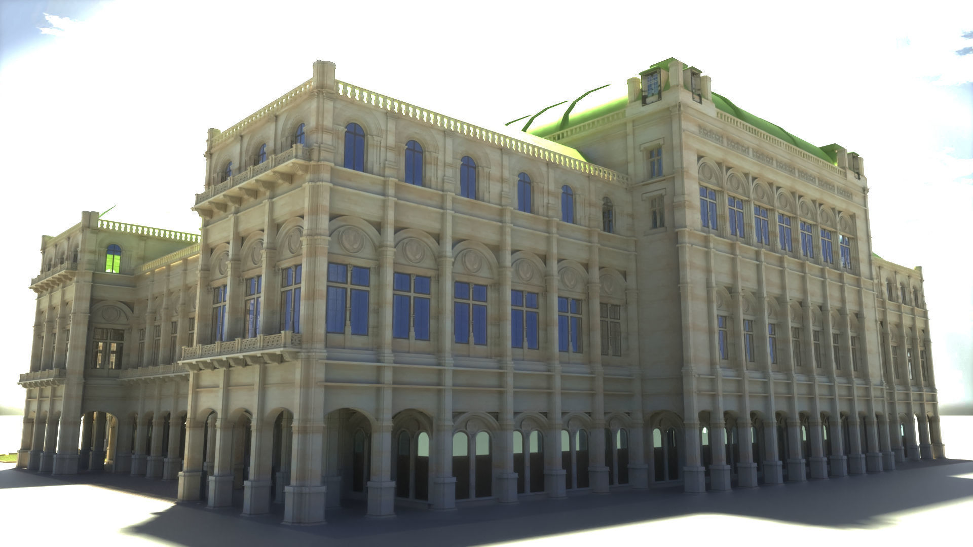 State opera building - Vienna Austria 3D model_17