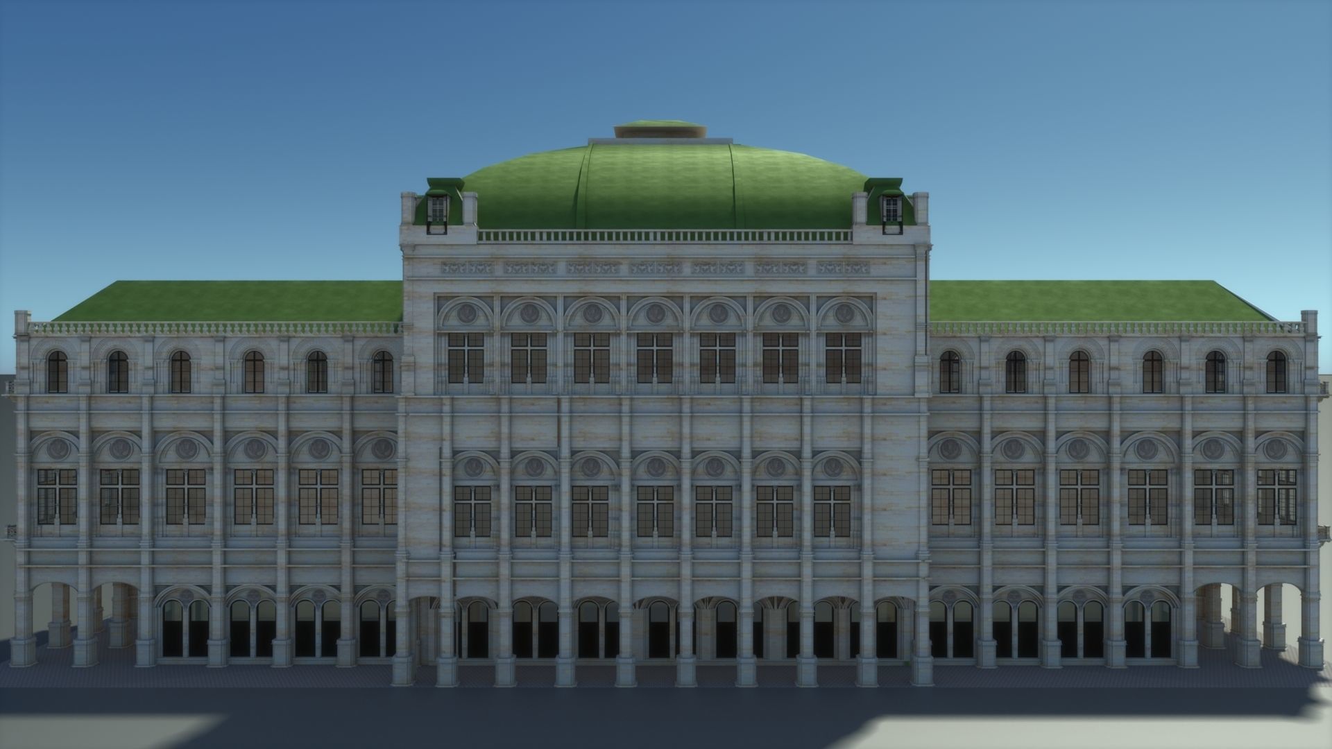 State opera building - Vienna Austria 3D model_13
