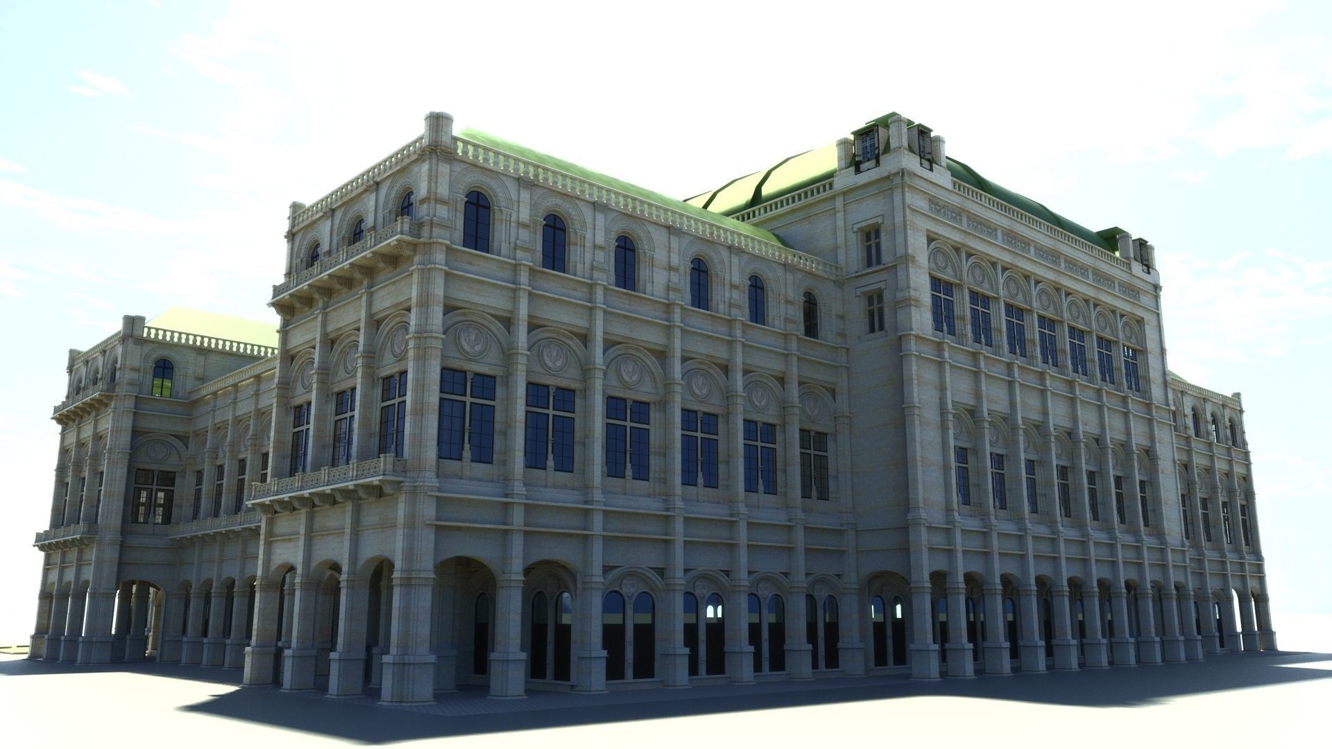 State opera building - Vienna Austria 3D model_16