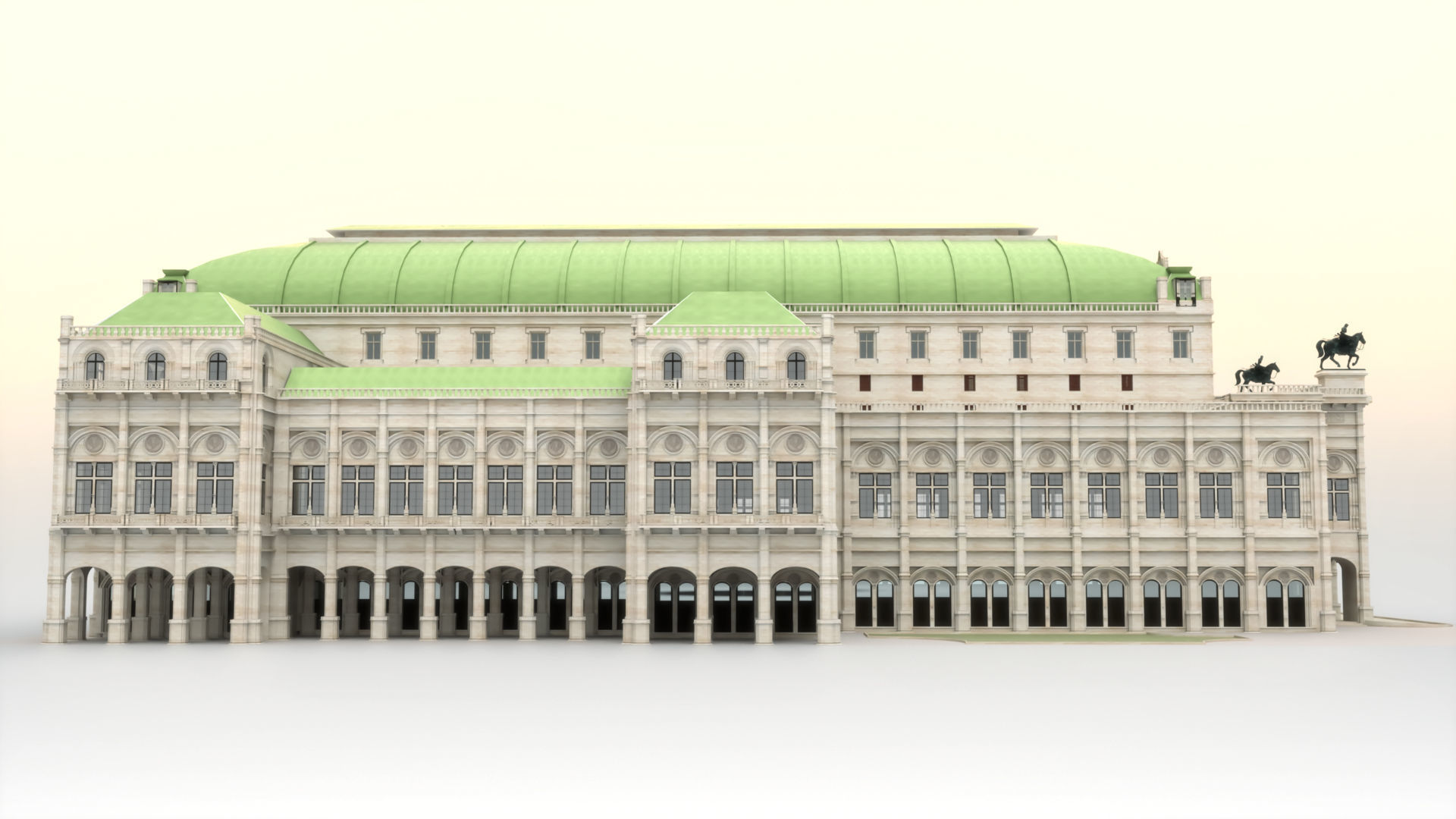 State opera building - Vienna Austria 3D model_2