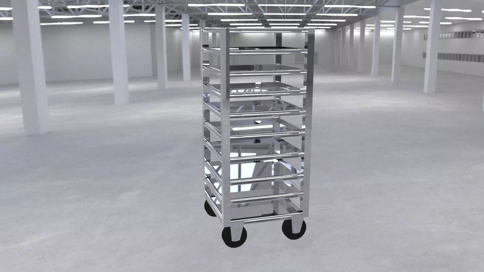kitchen rack Free low-poly 3D model