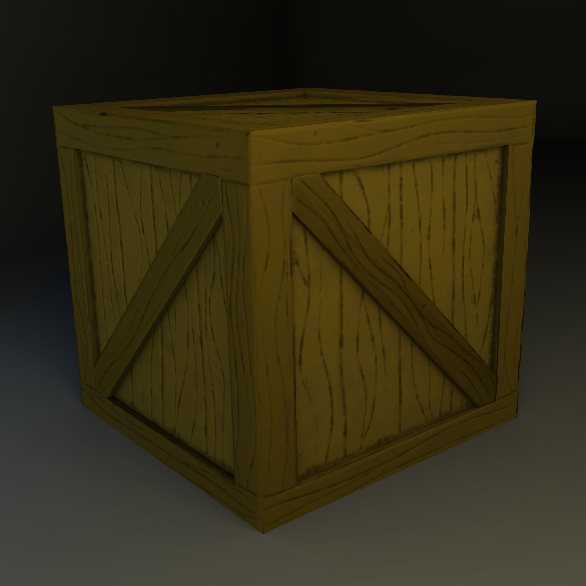 Fantasy Container Pack Low-poly 3D model_6
