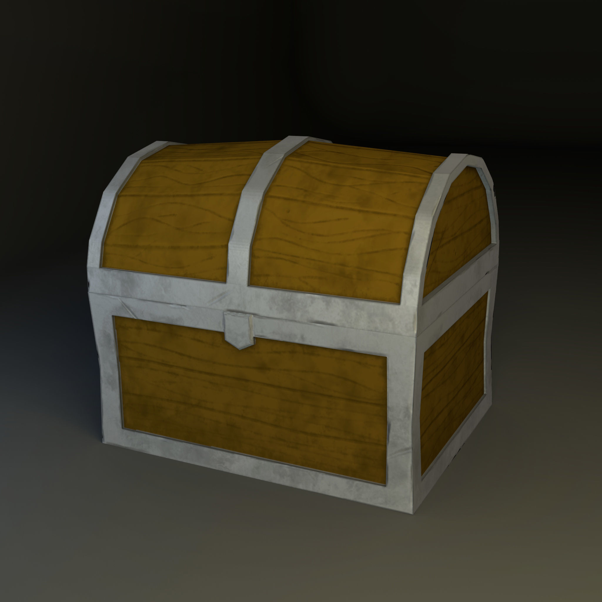 Fantasy Container Pack Low-poly 3D model_4