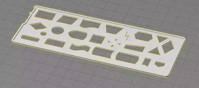 Flowchart Template 3D print model