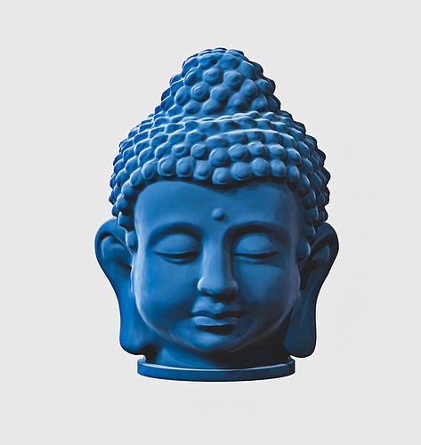 buddha head 3D print model