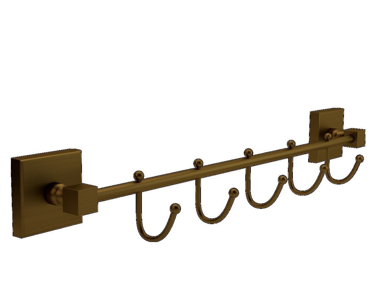 Bay Hook Hanger Quinary 3D model_2