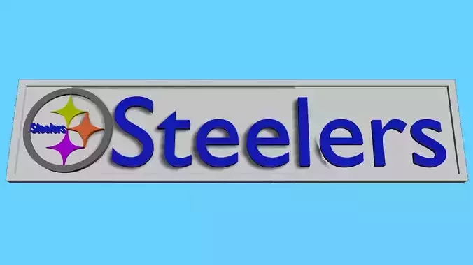 Pittsberg Steelers logo banner