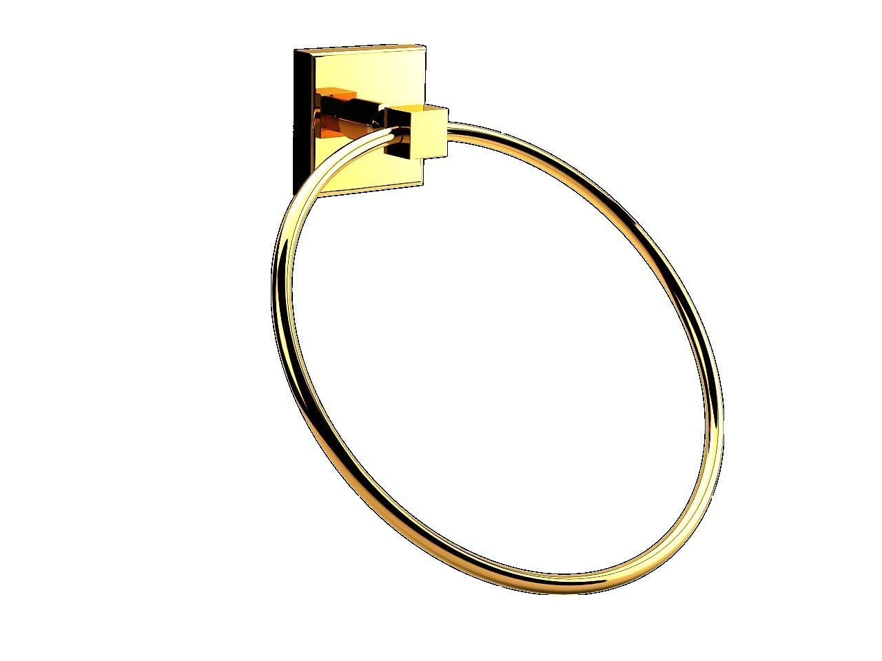 Bay Towel Round 3D model_1