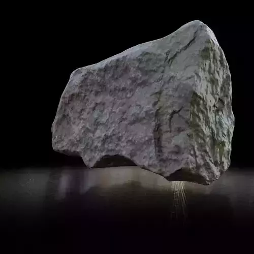 Rock 3D model - Photoscanned PBR Textures - Low-High Poly Low-poly 3D model