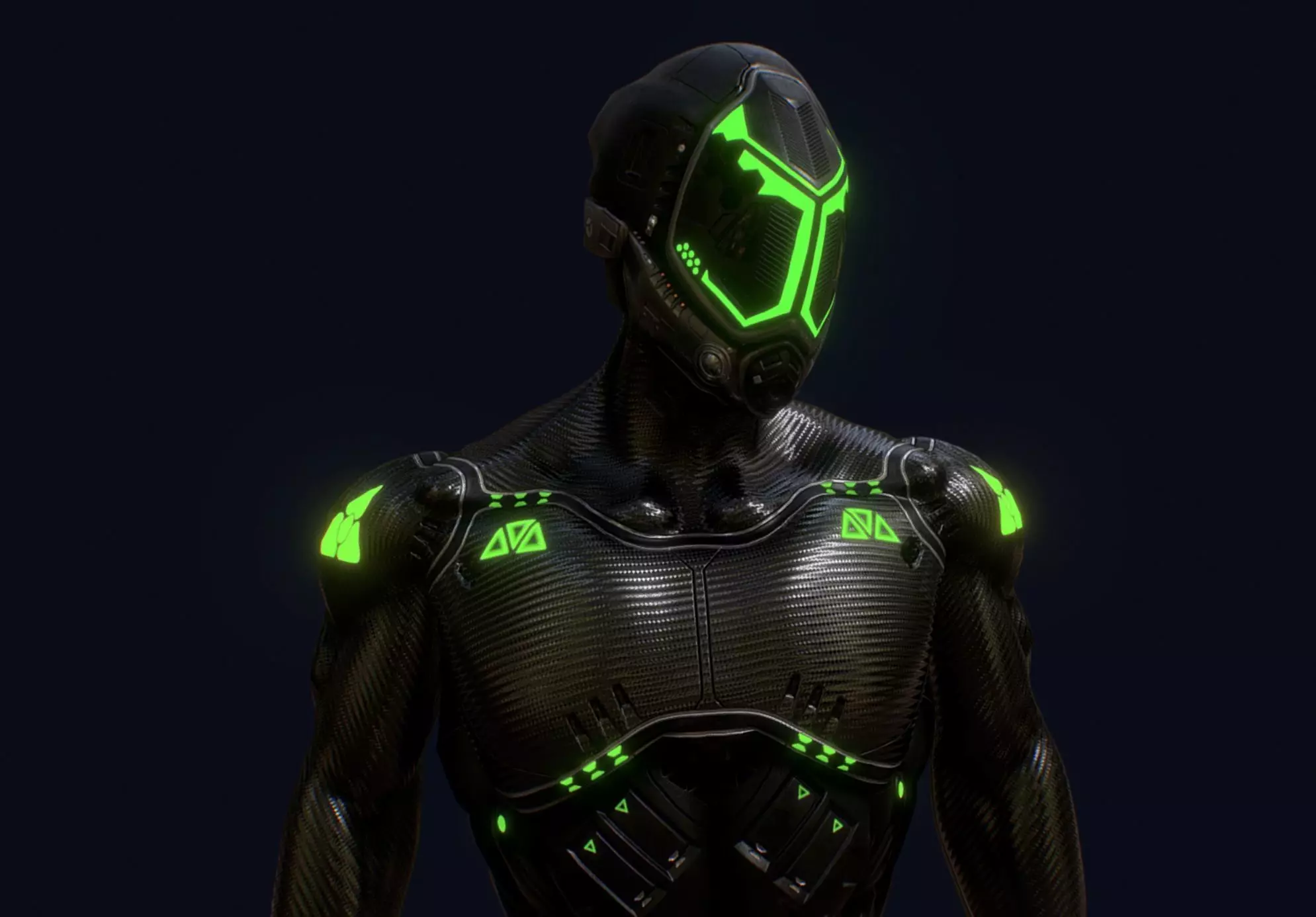 free-mixamo-retextured-model man in futuristic suit Free low-poly 3D model_0