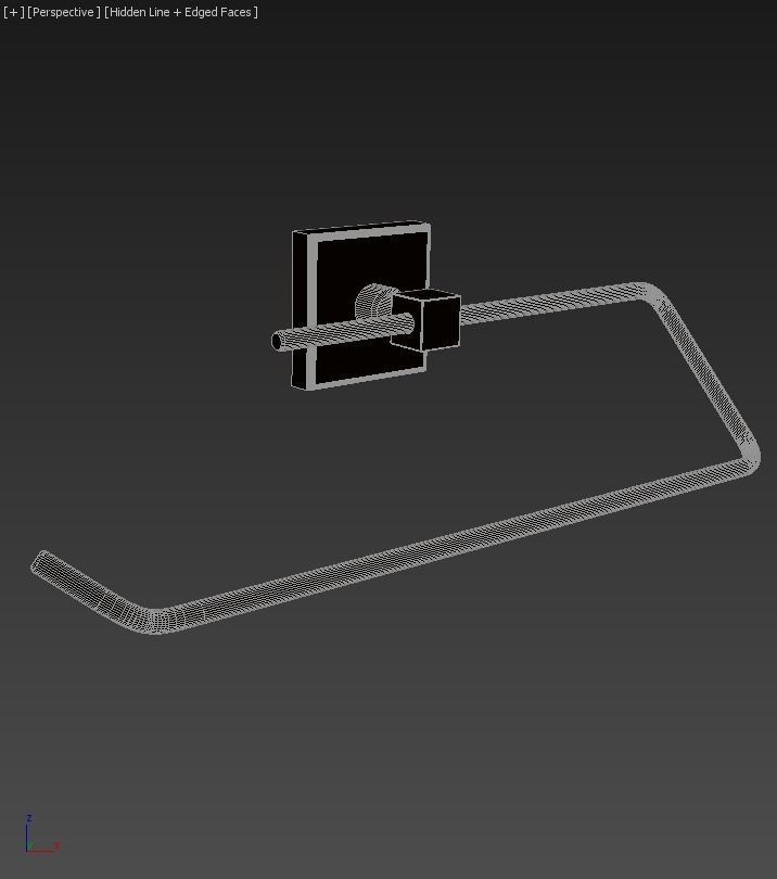 Bay Paper Towel Capless 3D model_3