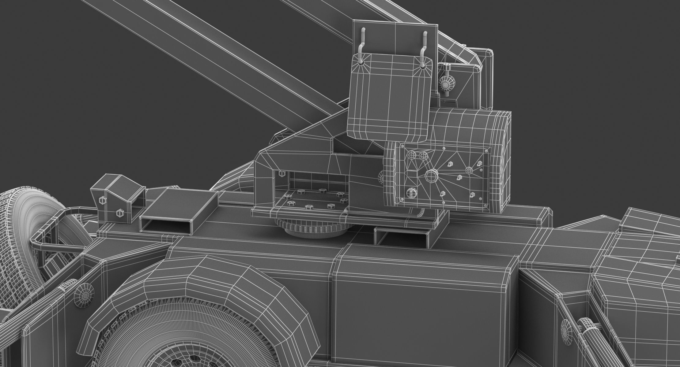 JLG T350 Towable Boom Lift 3D model_18