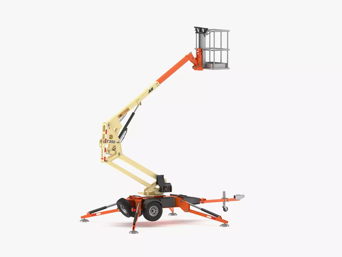 JLG T350 Towable Boom Lift 3D model_0