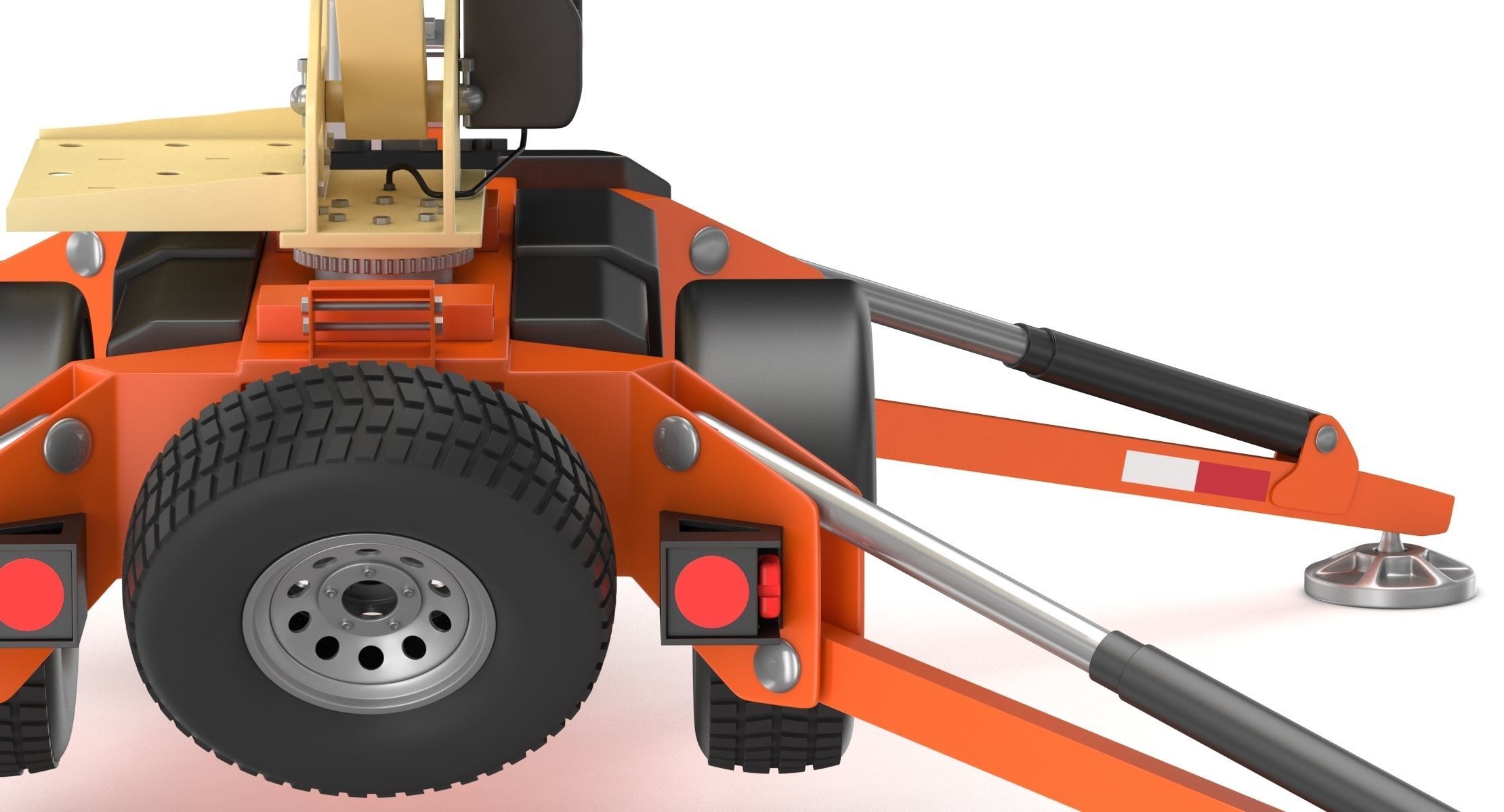 JLG T350 Towable Boom Lift 3D model_6
