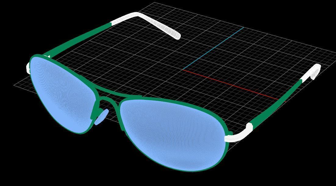 Eyeglasses for Men and Women 3D print model_4