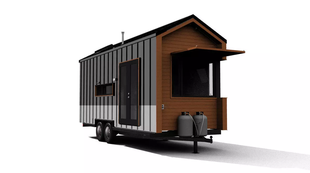 Mt Tolmie Tiny House 3D model_0