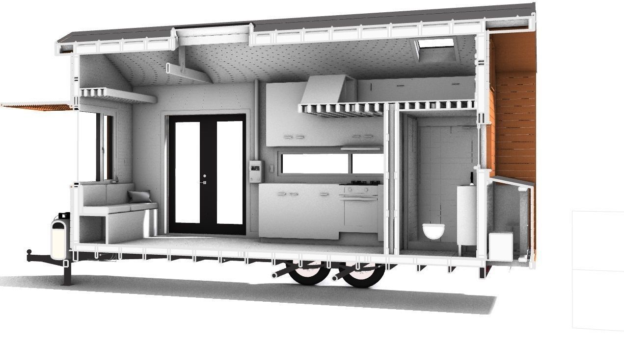 Mt Tolmie Tiny House 3D model_2
