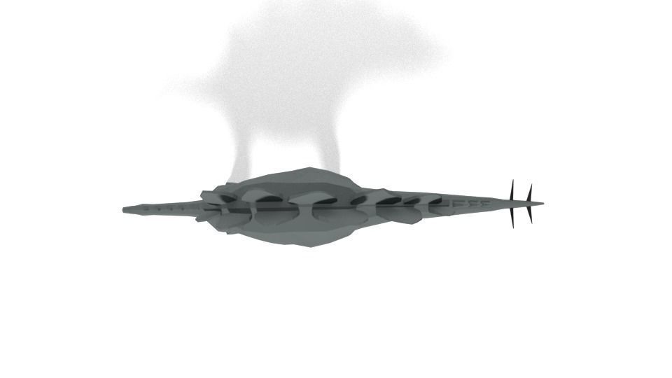 Low Poly Cartoon Stegosaurus Dinosaur Low-poly 3D model_7