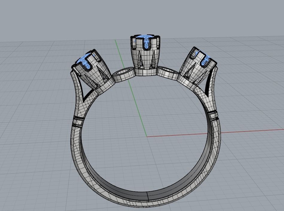 K RINGS N21  2 3D print model_9