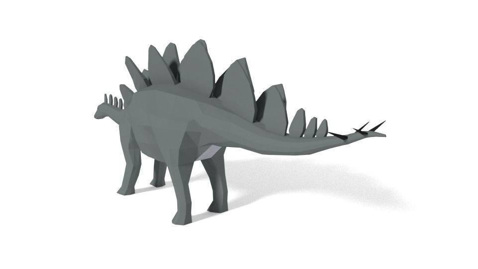 Low Poly Cartoon Dinosaur Collection _41