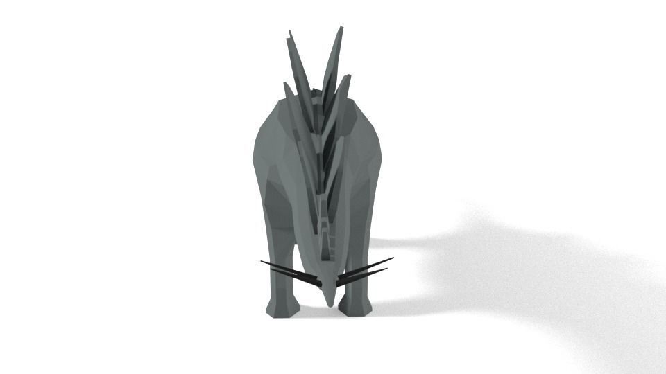 Low Poly Cartoon Dinosaur Collection _36