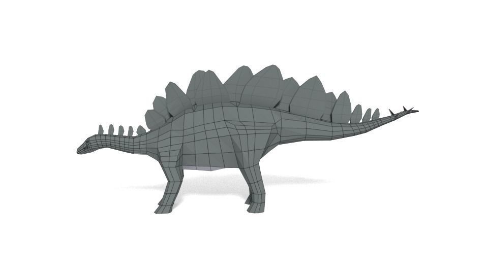 Low Poly Cartoon Dinosaur Collection _44