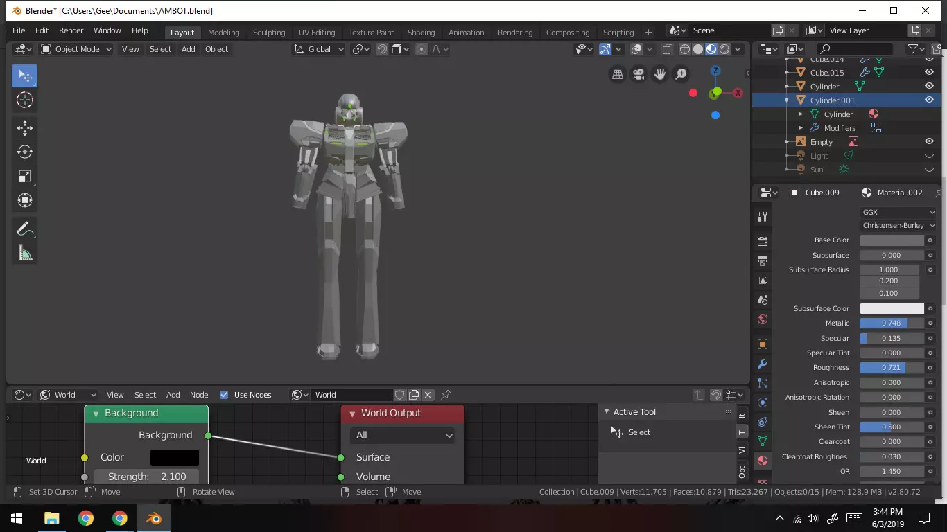 Aldnoah Zero KG7 Kataprakht 3D model_0