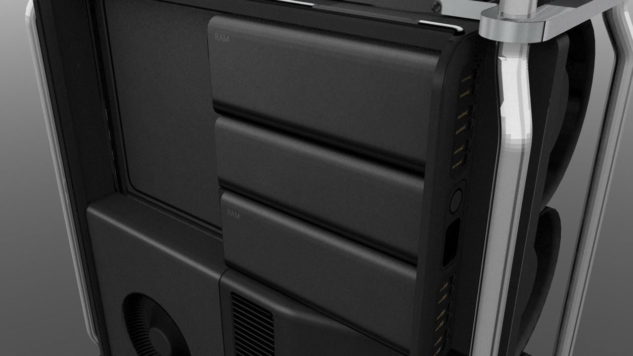 Apple Mac Pro 2019 Inside 3D model_10