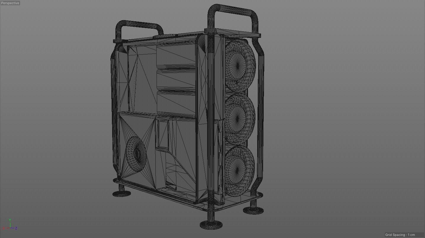 Apple Mac Pro 2019 Inside 3D model_7