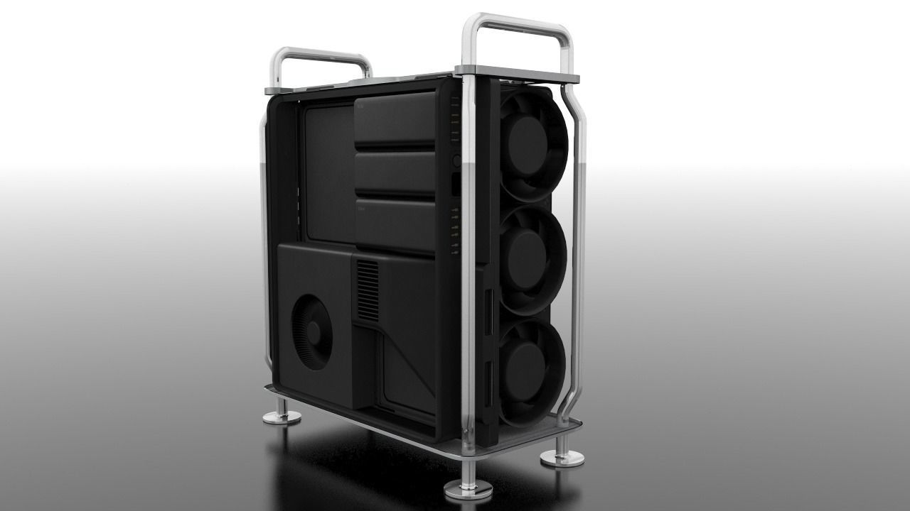 Apple Mac Pro 2019 Inside 3D model_6