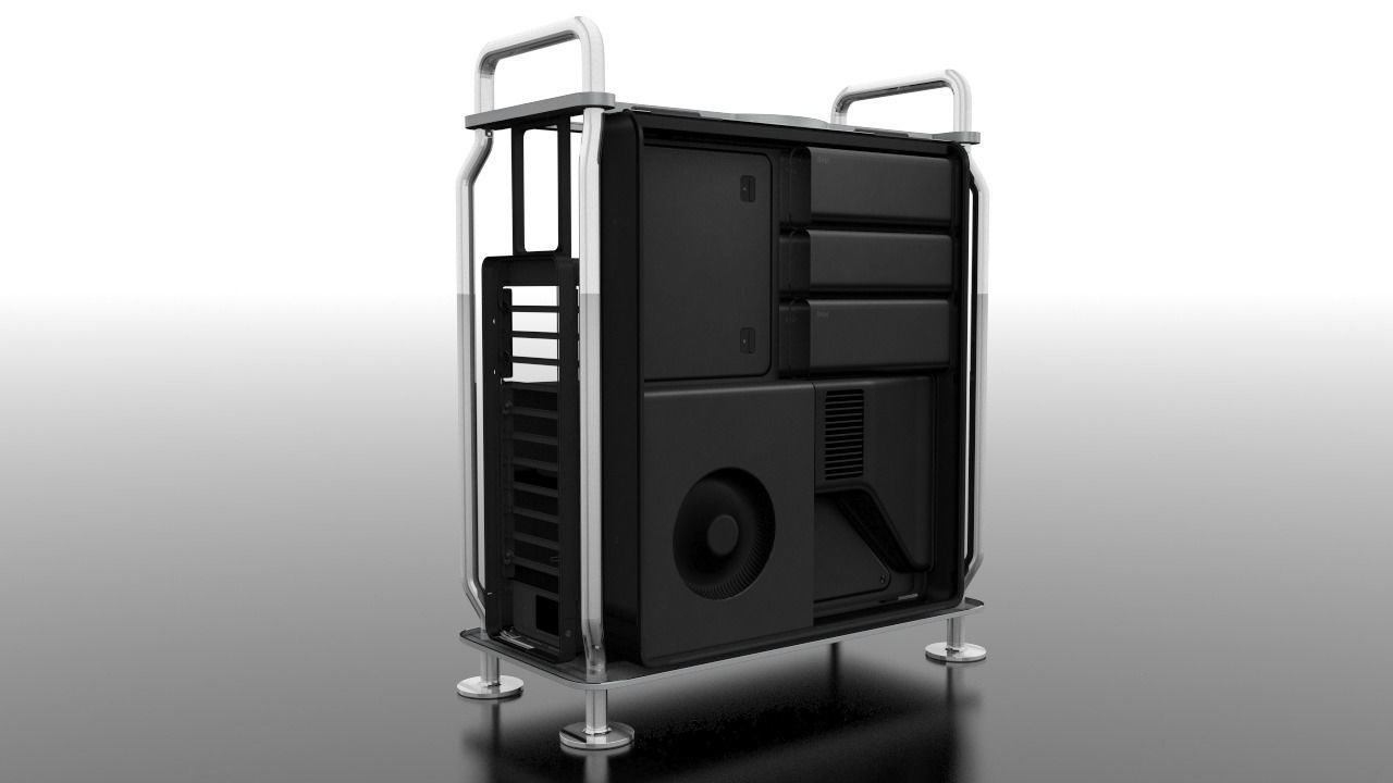 Apple Mac Pro 2019 Inside 3D model_8