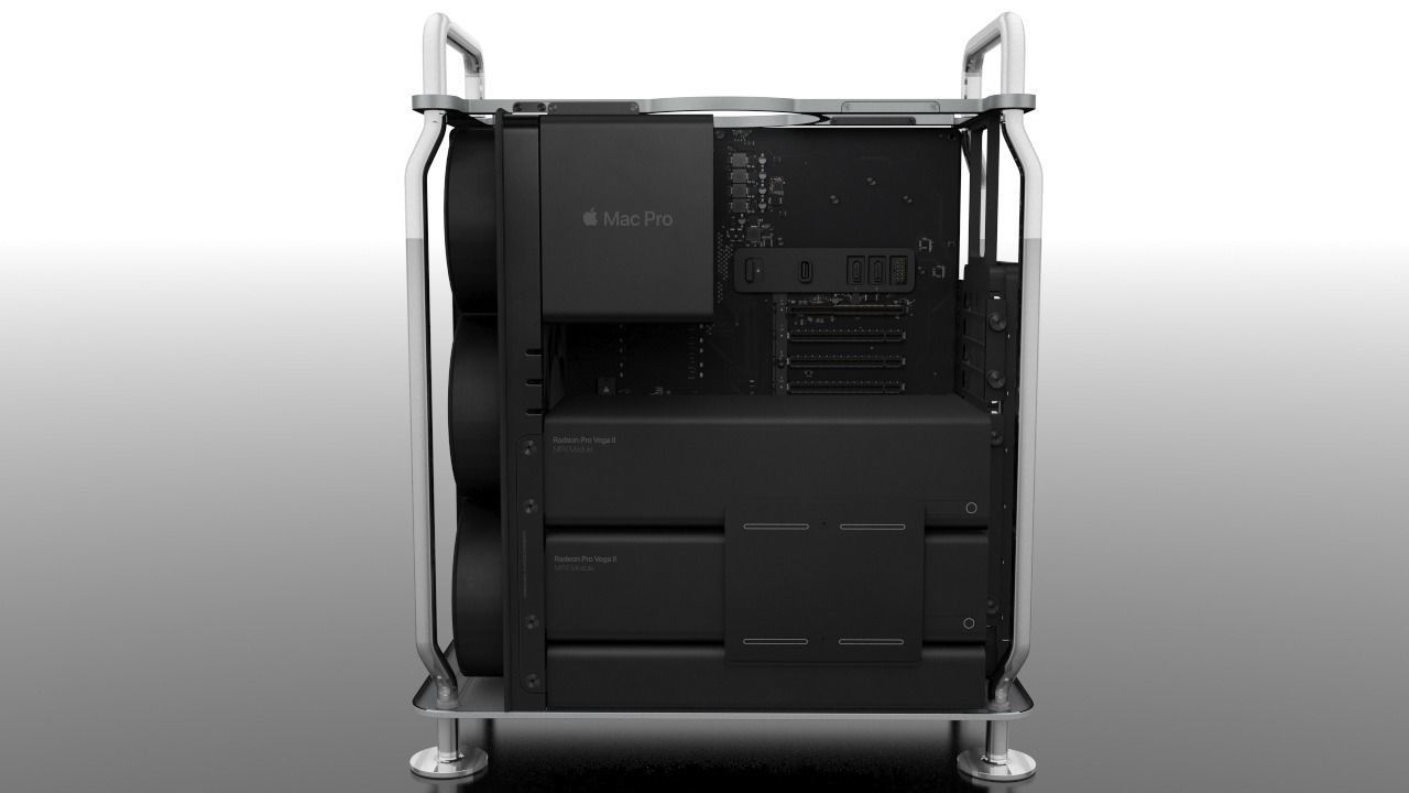 Apple Mac Pro 2019 Inside 3D model_2
