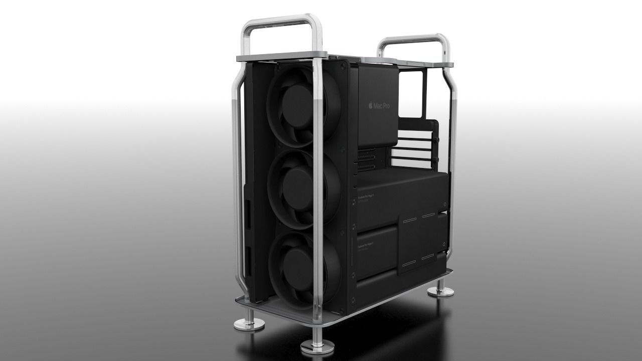 Apple Mac Pro 2019 Inside 3D model_1