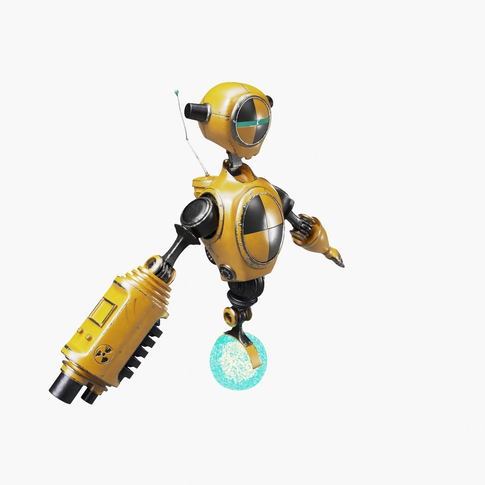 Robot Test Dummy 3D model_9