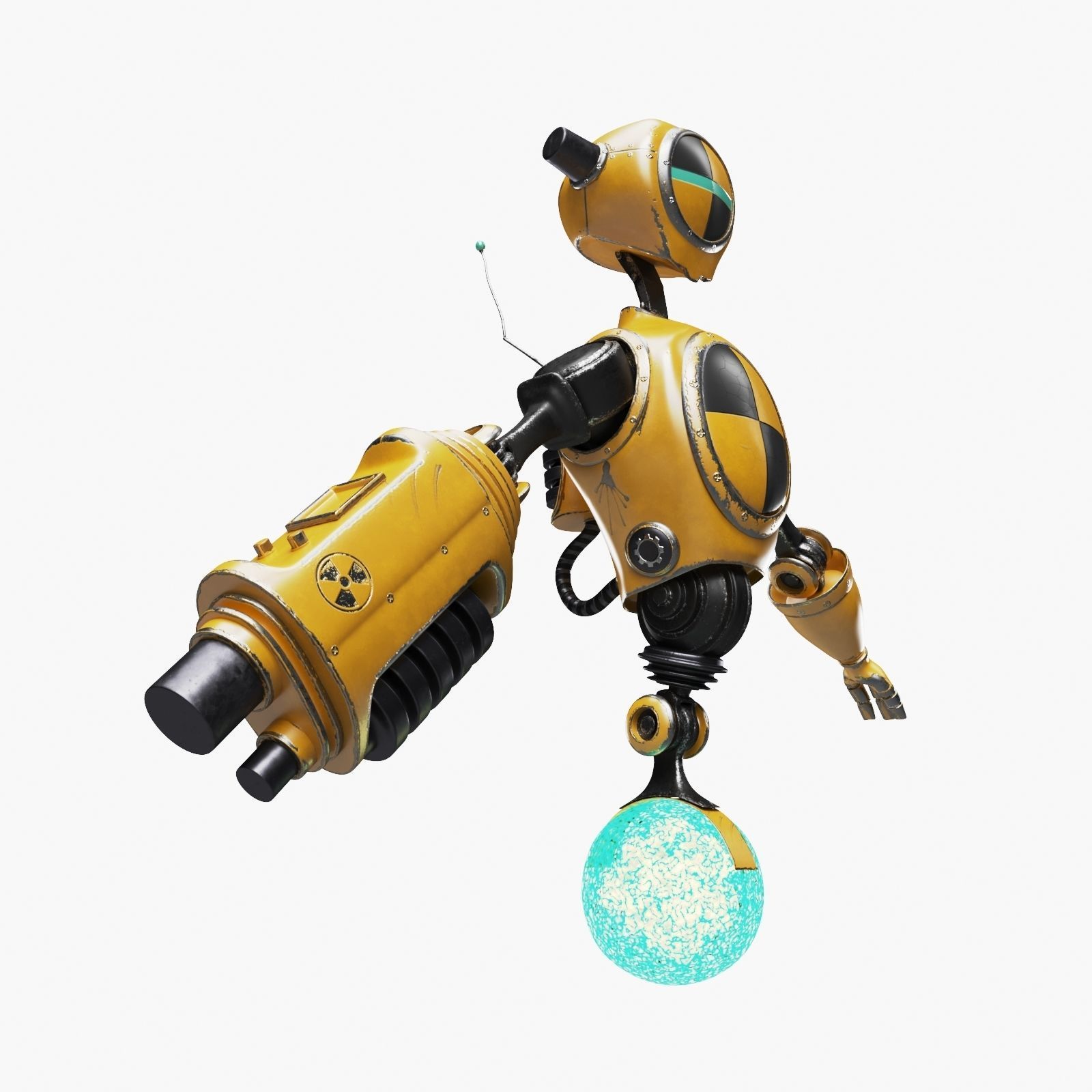 Robot Test Dummy 3D model_6