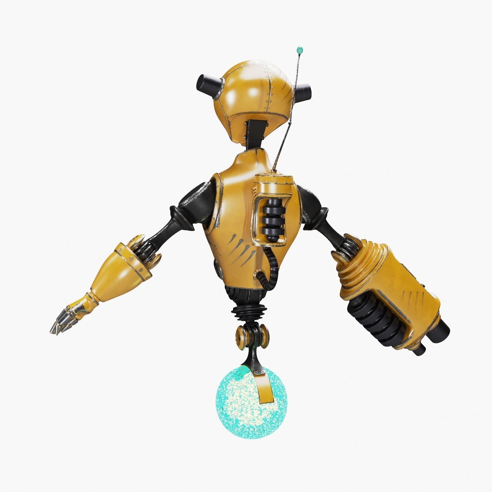 Robot Test Dummy 3D model_2