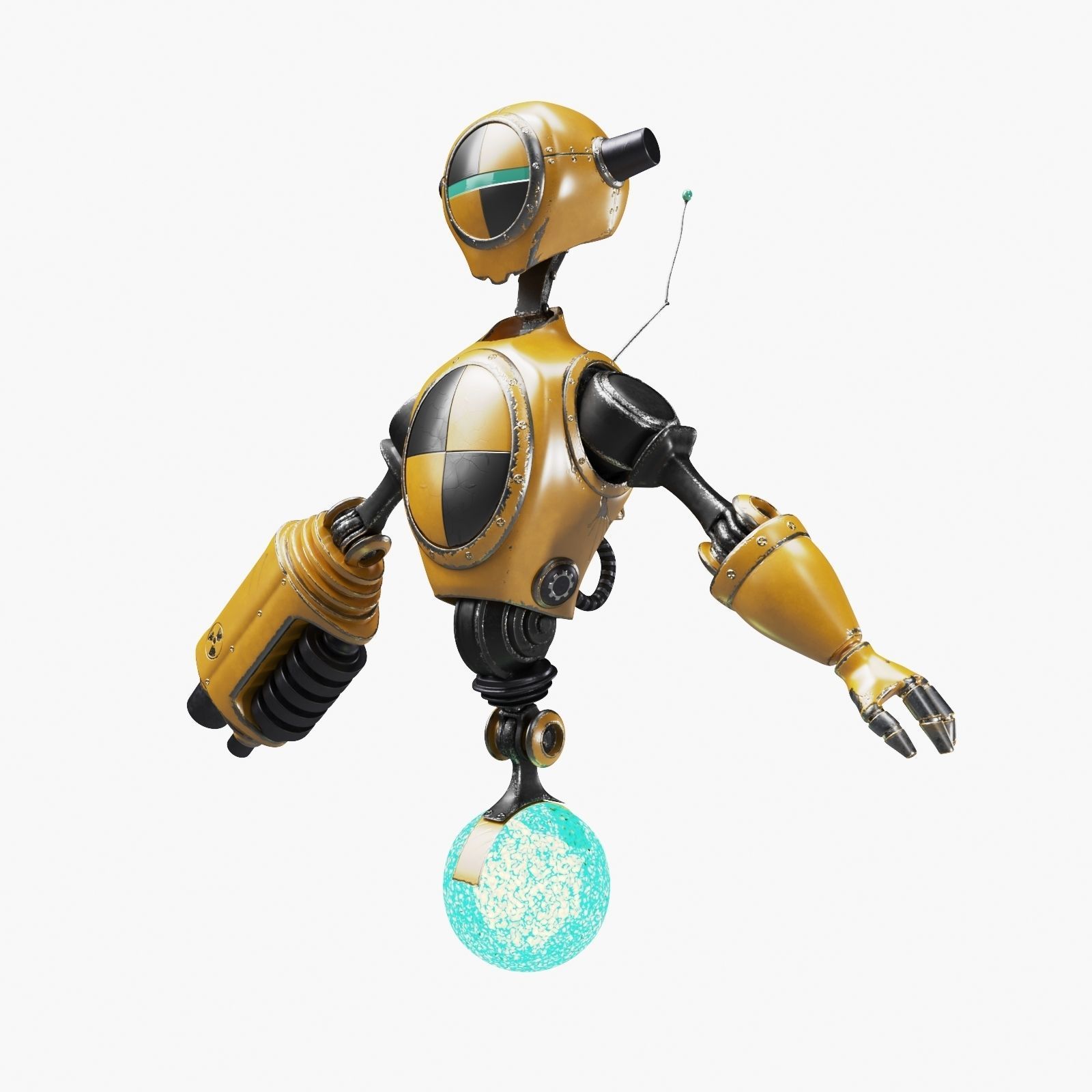 Robot Test Dummy 3D model_3