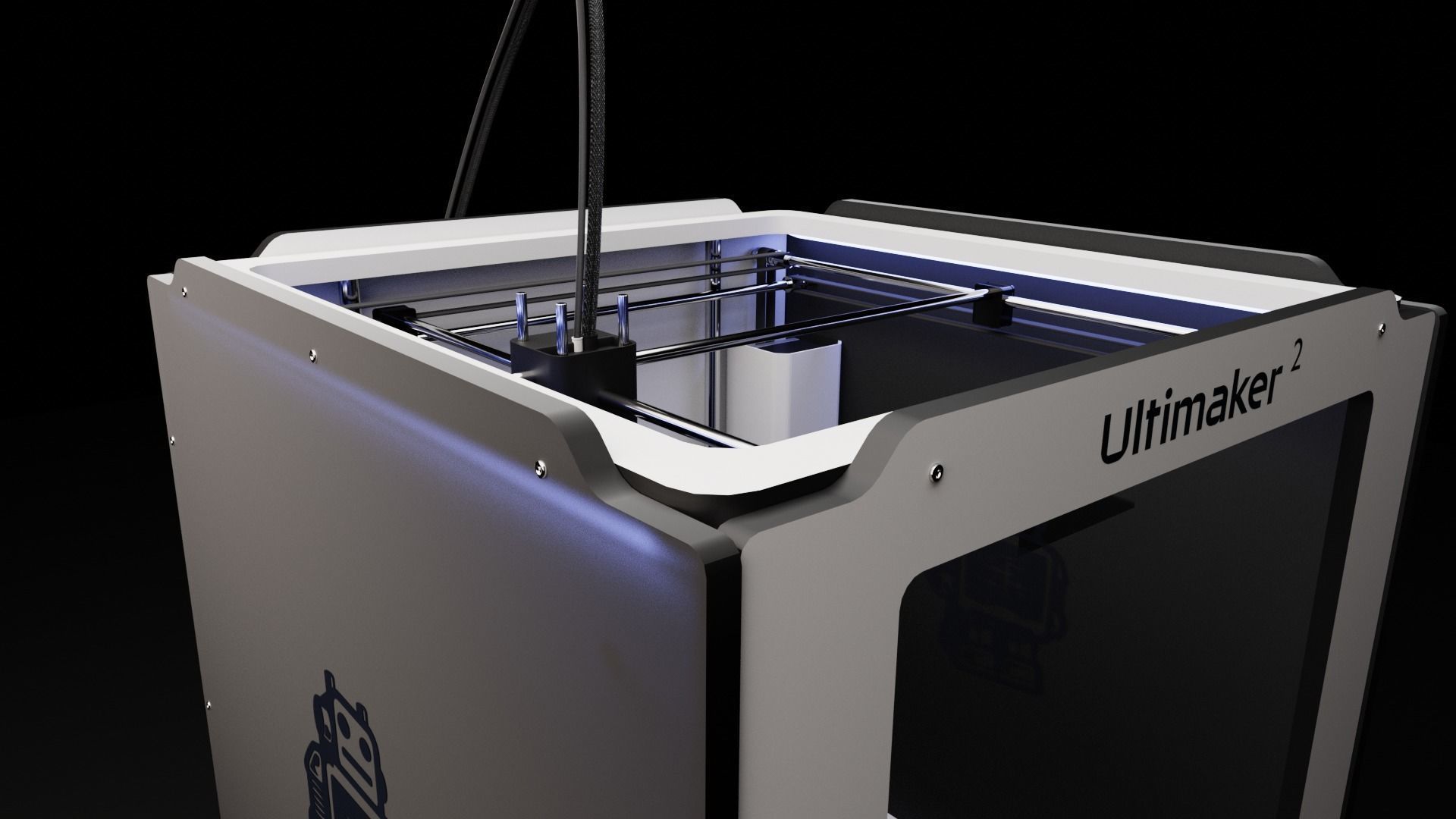 3D printer Ultimaker 2 3D model_1