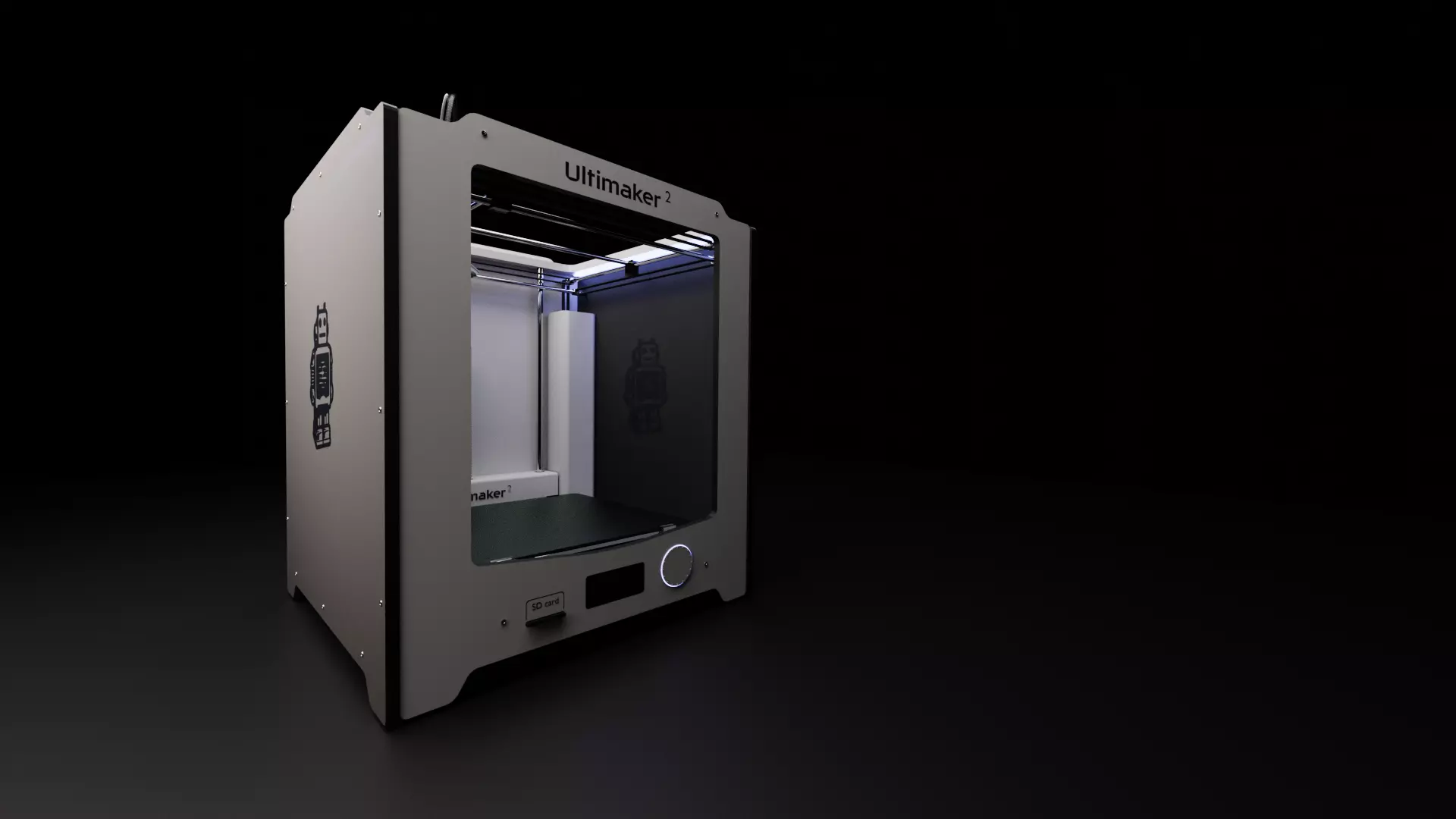 3D printer Ultimaker 2 3D model_0
