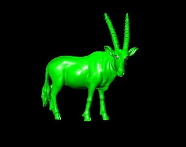 antilope oryx 3D model