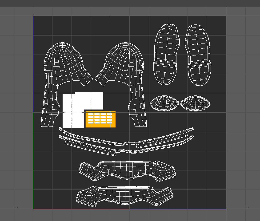 Cartoon Policeman 3D model_21